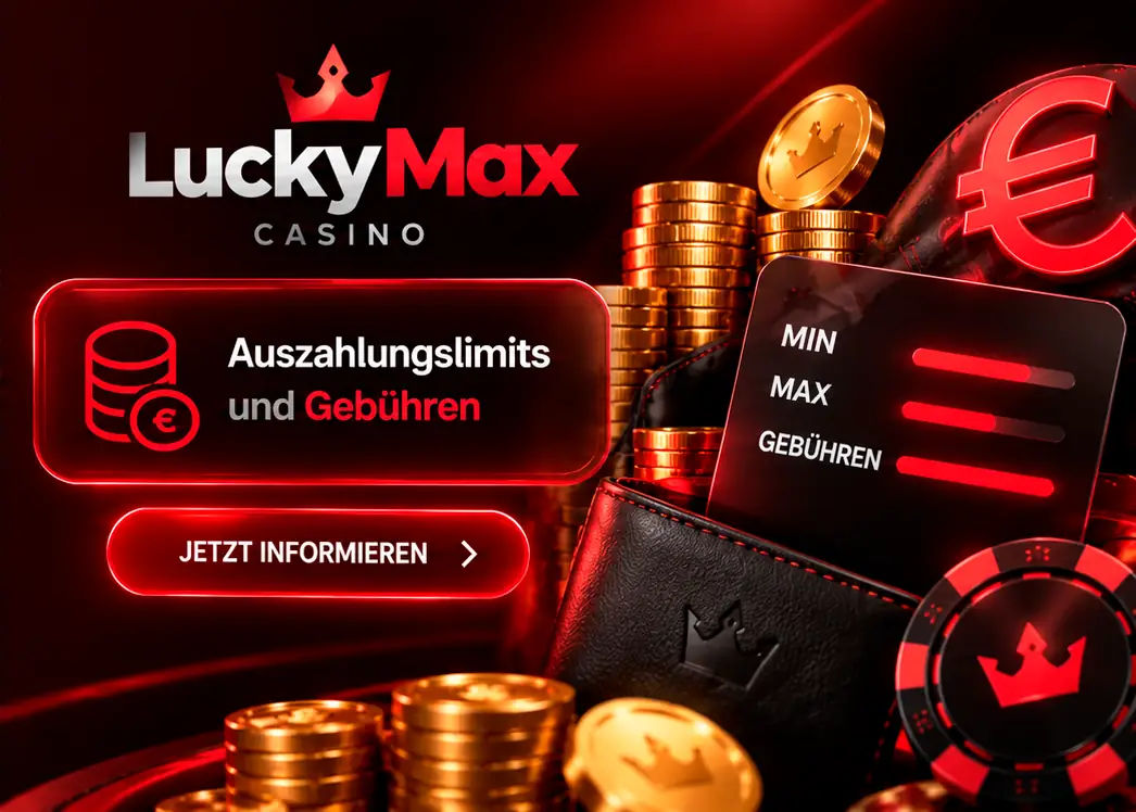 Auszahlungslimits und Gebühren im LuckyMax Casino
