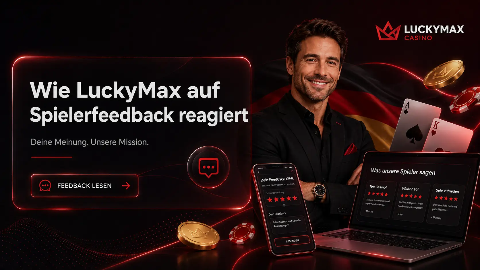 Wie LuckyMax auf Spielerfeedback reagiert